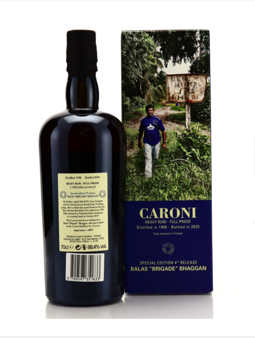 Sample Caroni 1998 22yr 68,4% Employees 4th Release Balas “Brigade” Bhaggan 3cl