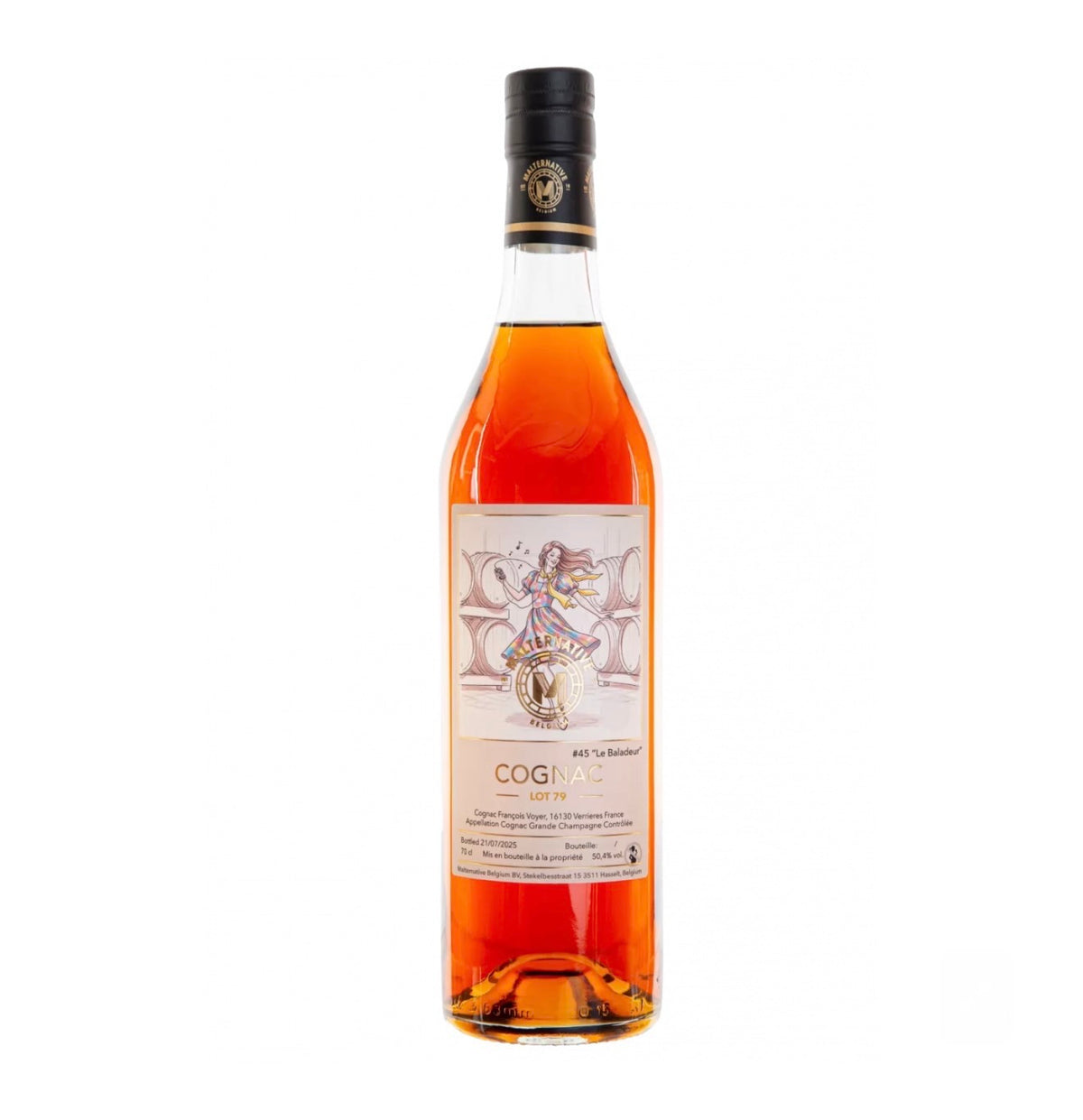 Sample Cognac Malternative Belgium No. 45 Francois Voyer Lot 79 46yr 50,4% 3cl