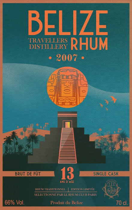 Sample Rhum Club Paris Travellers 2007 Belize Rhum 13yr 67,1% 3cl