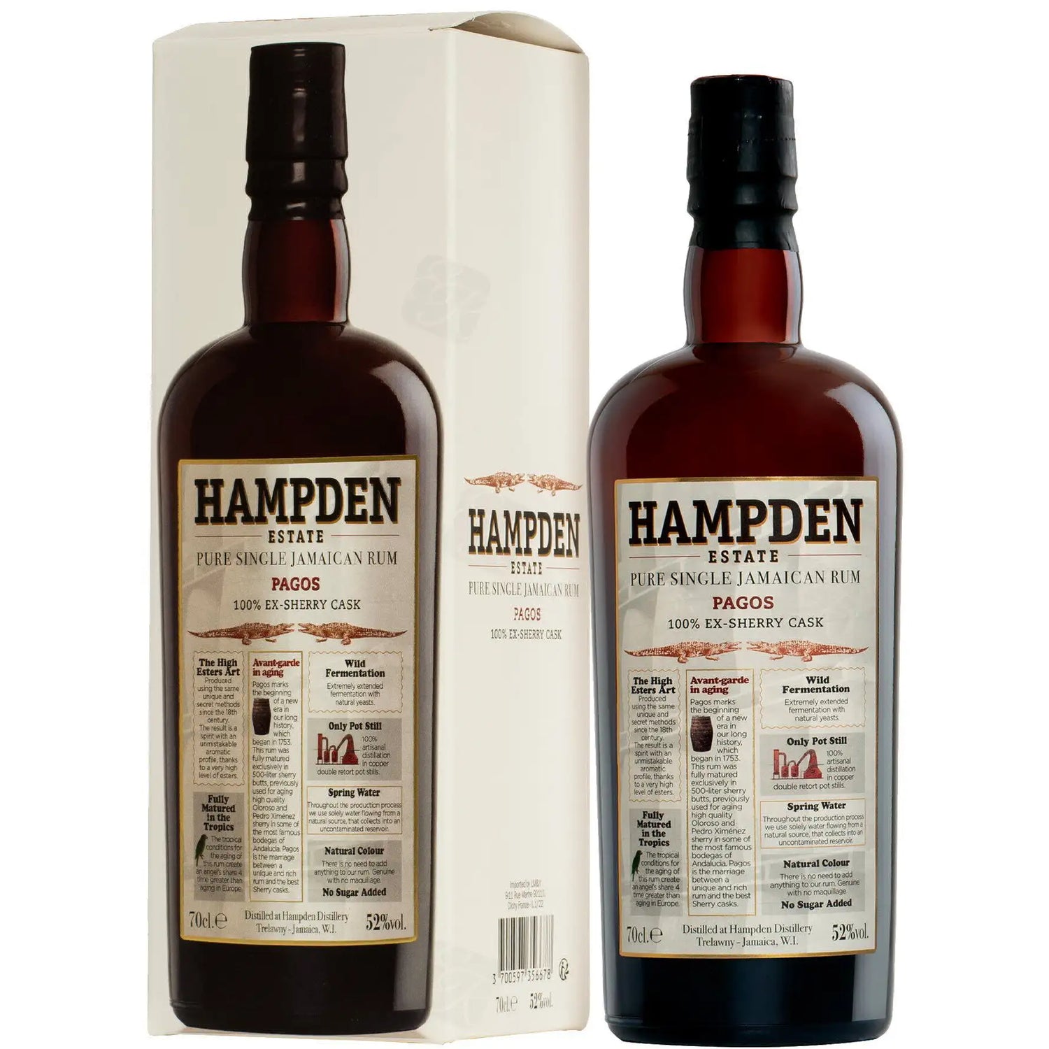 Sample Velier Hampden 2023 Pagos Sherry (Batch 2) 52% 3cl