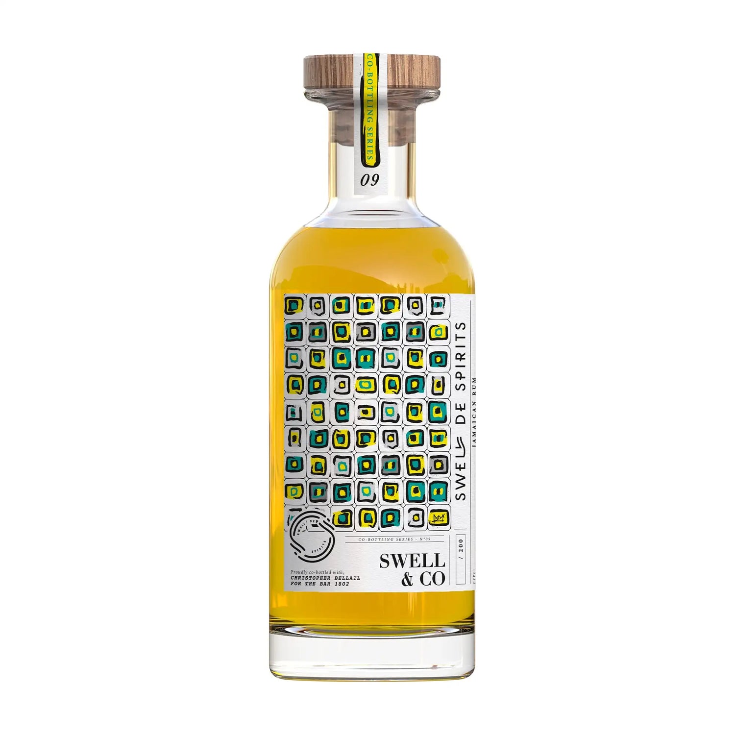Sample Swell de Spirits Hampden 2007 Swell & Co. Christopher Bellail (Bar 1802) C<>H 17yr 63,8% 3cl