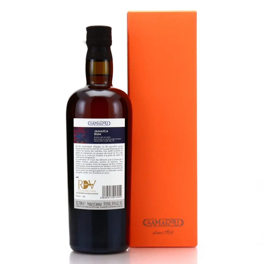 Sample Samaroli Hampden 2012 Jamaica Single Cask HLCF 10yr 59,5% 3cl
