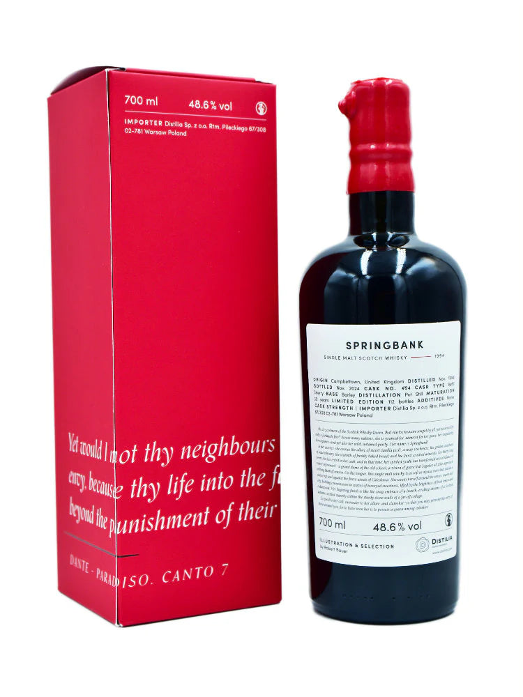 Springbank 1994 The Sins – Envy, Robert Bauer and Distilia 30yr 48,6%