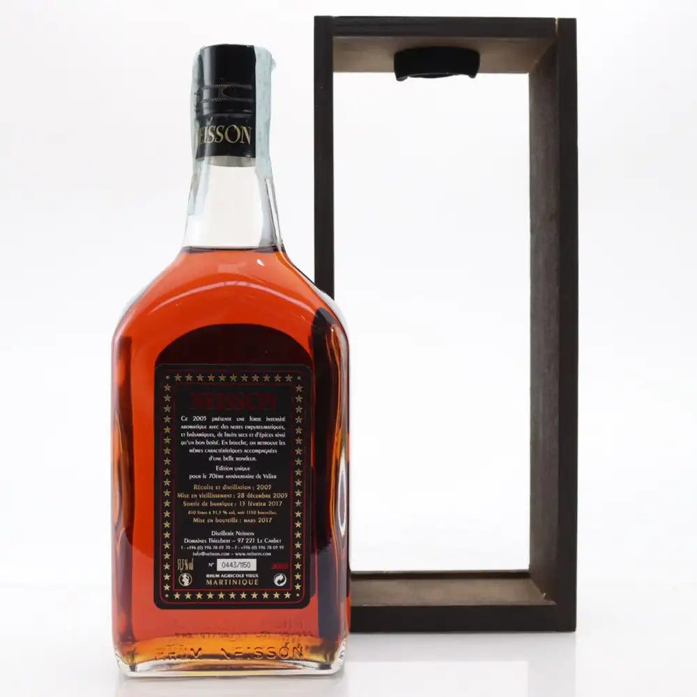 Sample Velier Neisson 2005 12yr Velier 70th Anniversary 51,3% 3cl