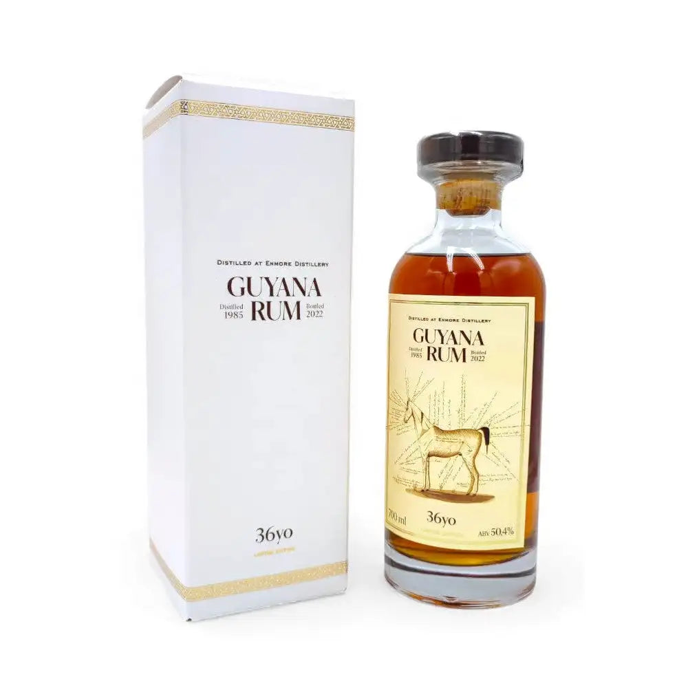 Sample Distilia Enmore 1985 Guyana Rum (Horses) 36yr 50,4% 3cl