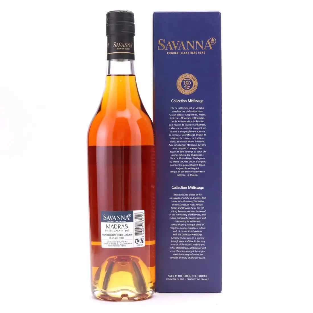 Sample Savanna 2007 Collection Métissage Madras 12yr 60,3% 3cl
