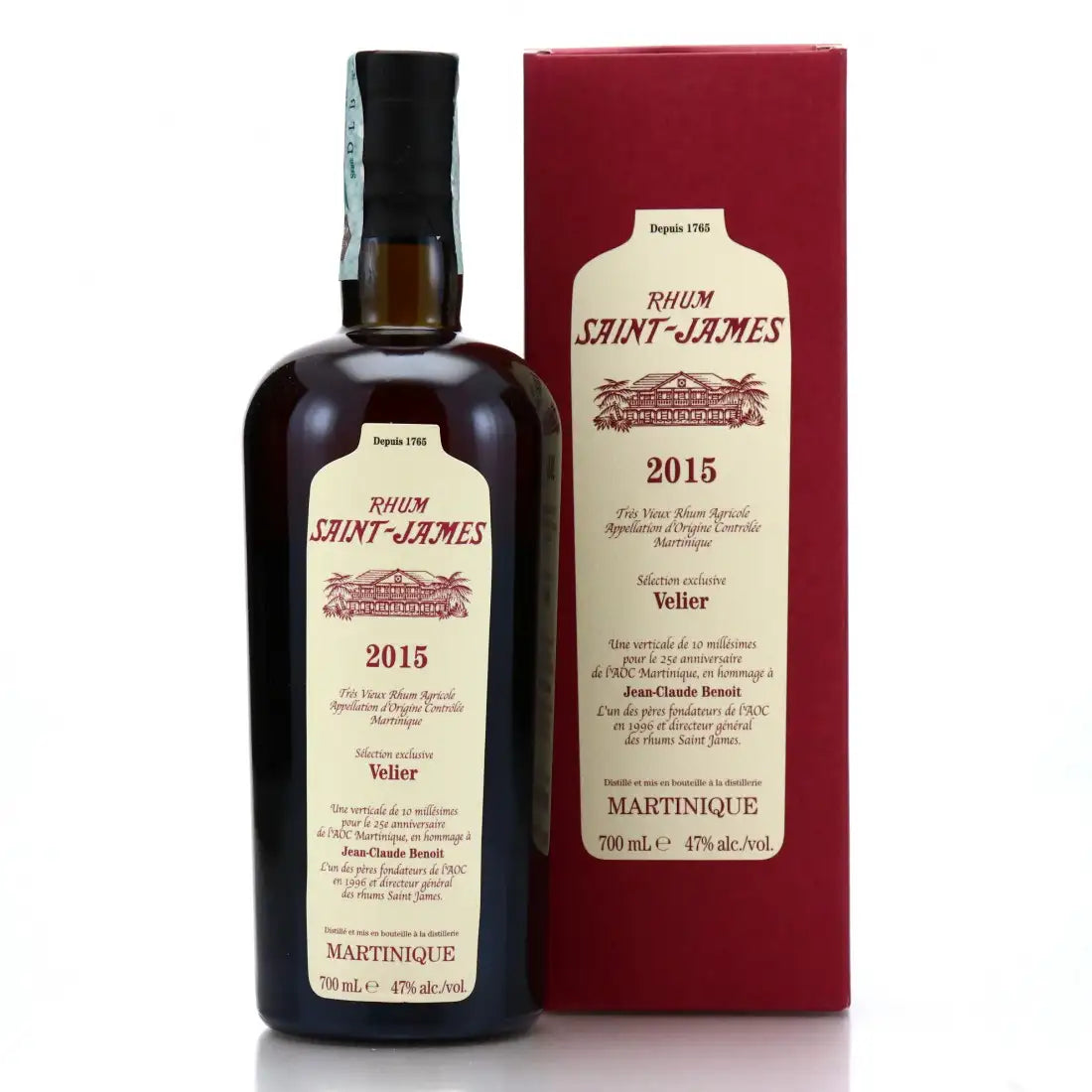 Sample Velier Saint James 2015 Sélection exclusive Velier 6yr 47% 3cl