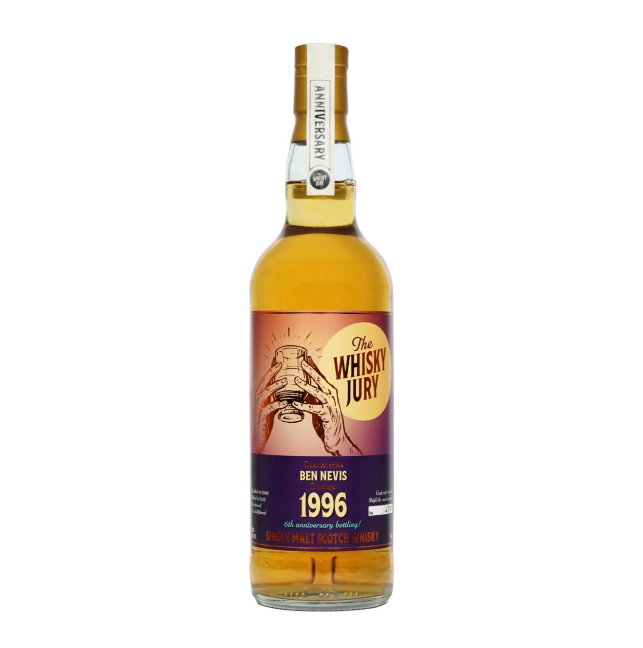 Sample Ben Nevis 1996 cask #348649 The Whisky Jury 28yr 48,2% 3cl