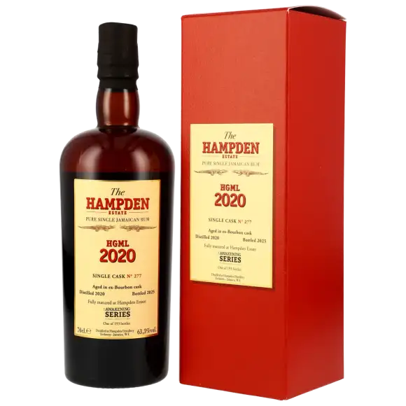Sample La Maison & Velier Hampden 2020 Awakening Series HGML 5yr 63,3% 3cl