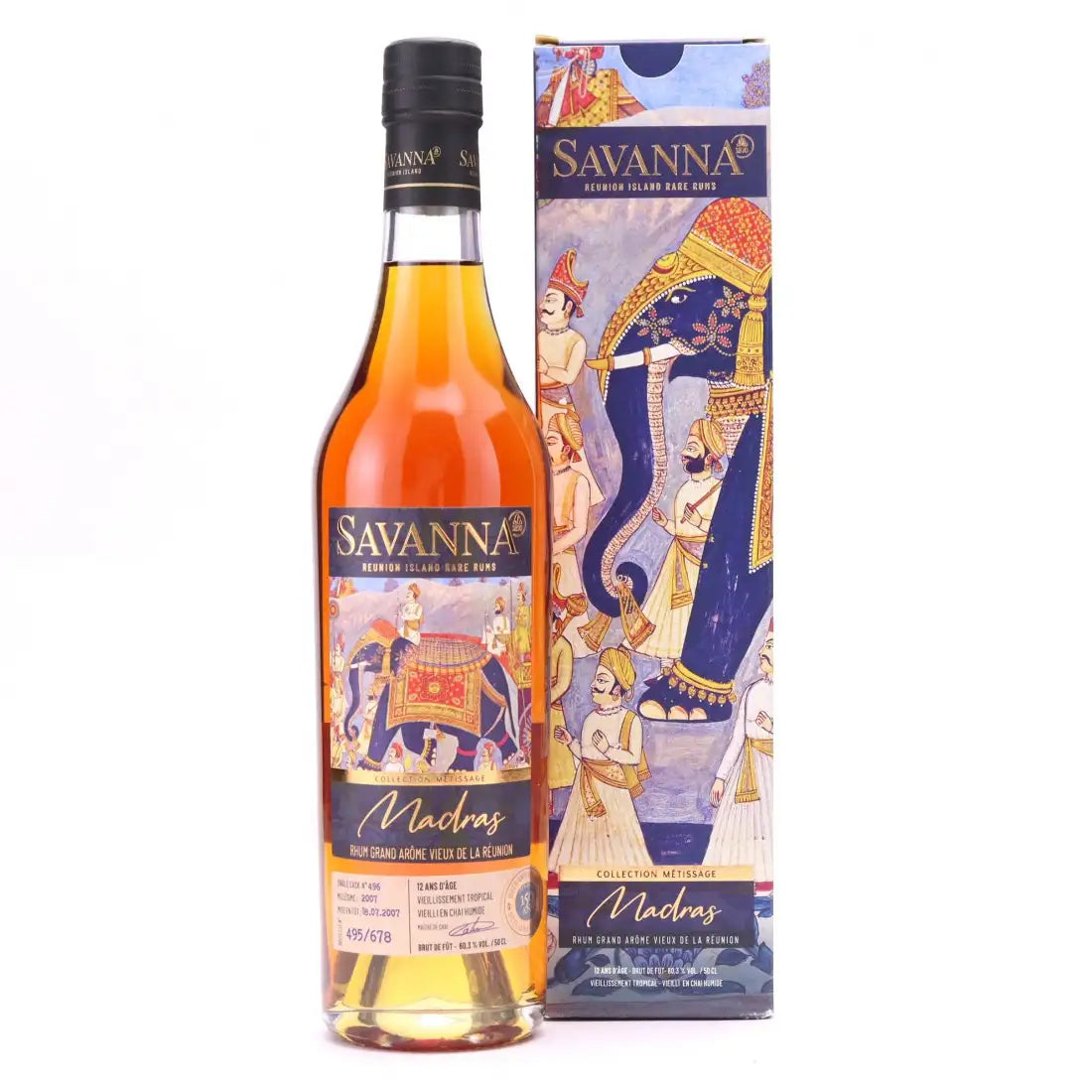 Sample Savanna 2007 Collection Métissage Madras 12yr 60,3% 3cl