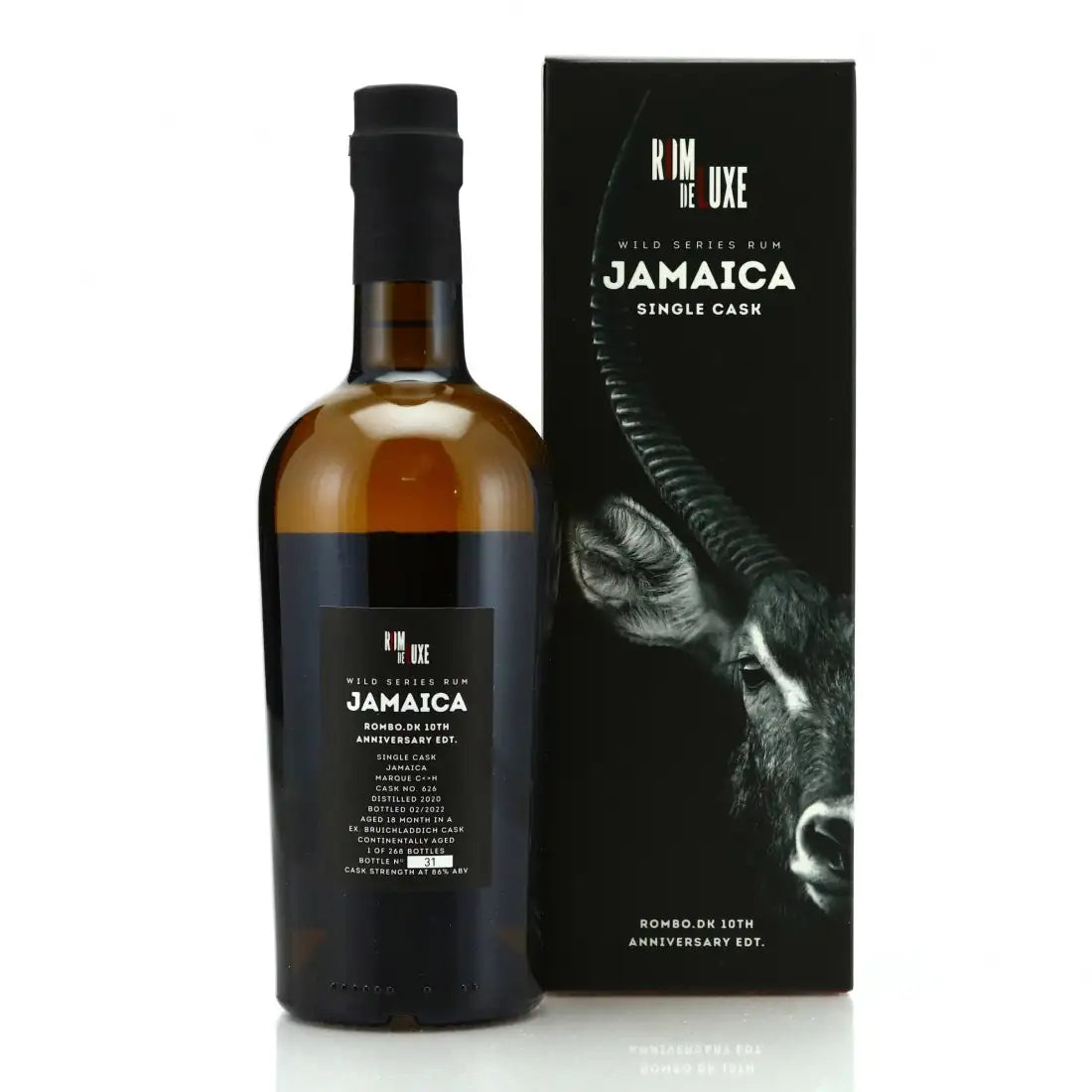 Sample Romdeluxe Hampden 2020 Wild Series Rum Jamaica No. 23 (Rombo.dk) C<>H 86% 3cl