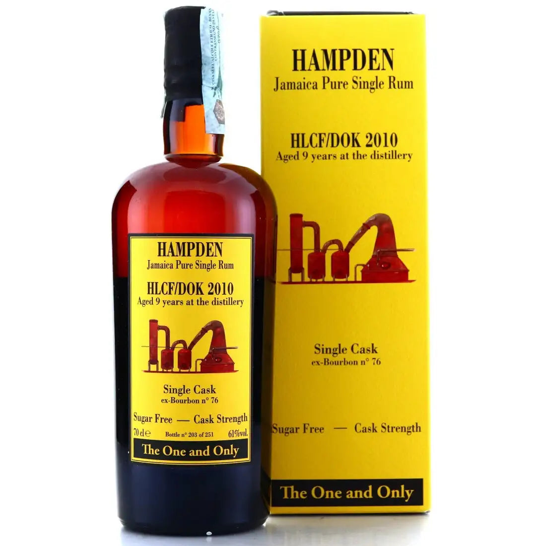Sample Habitation Velier Hampden 2010 Single Cask n.76 The One and Only HLCF DOK 9yr 61% 3cl