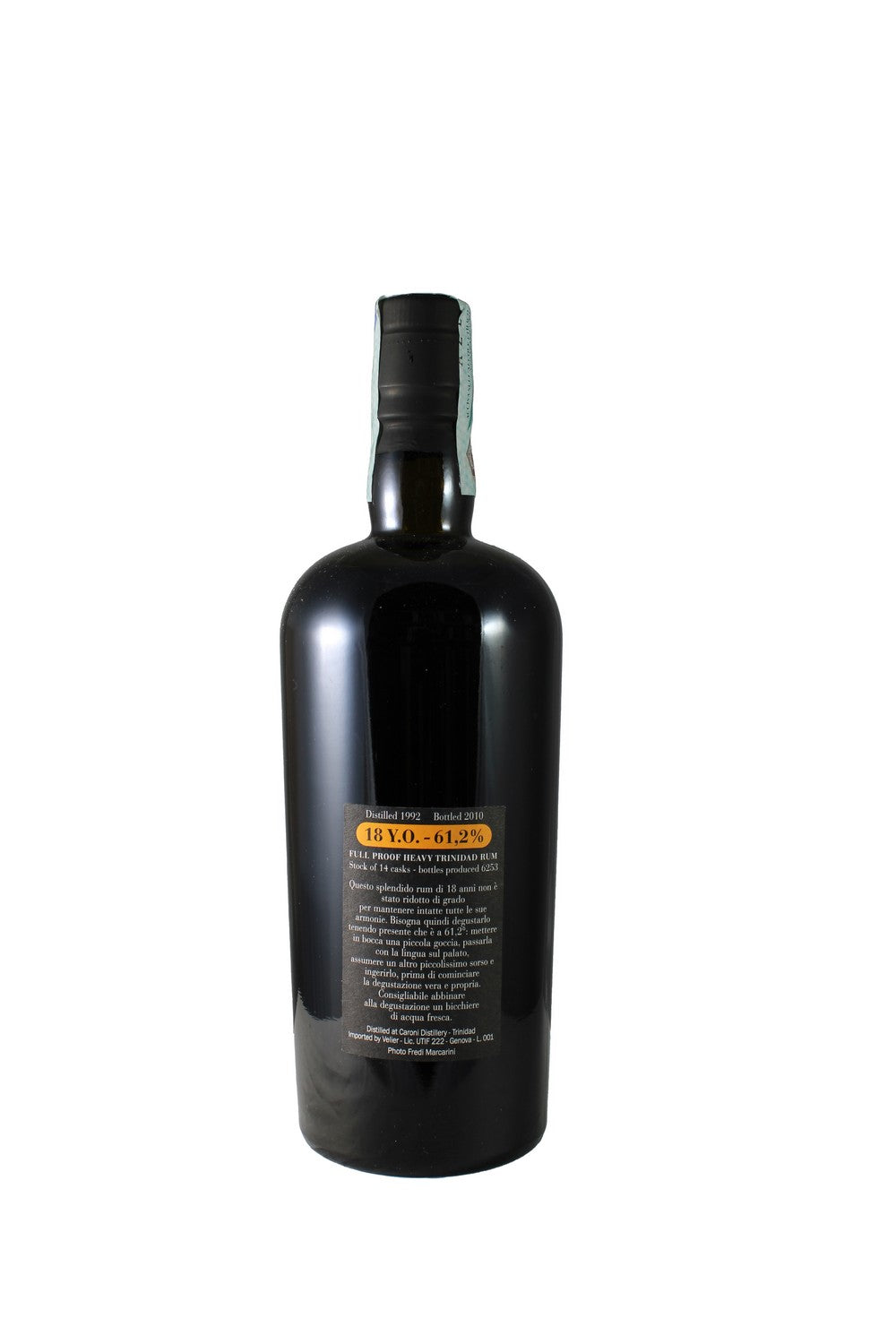 Sample Caroni 1992 Full Proof 18yr 61,2% 3cl