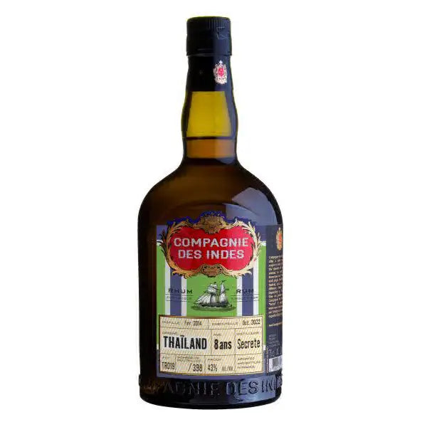 Sample Compagnie des Indes Thailand 2014 8yr 43% 3cl