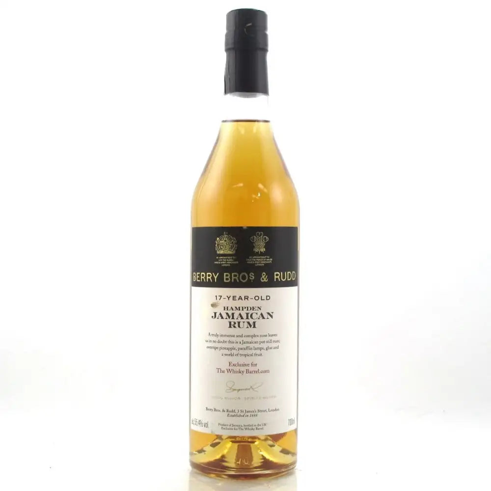 Sample Berry Bros & Rudd Hampden 2000 Jamaican Rum (The Whisky Barrel) 17yr 55,4% 3cl